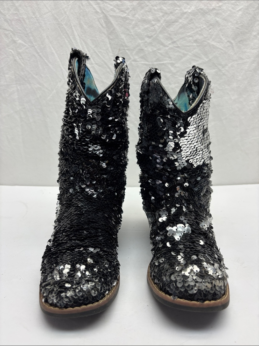 Laredo Western sequin boots for little girl SZ 13